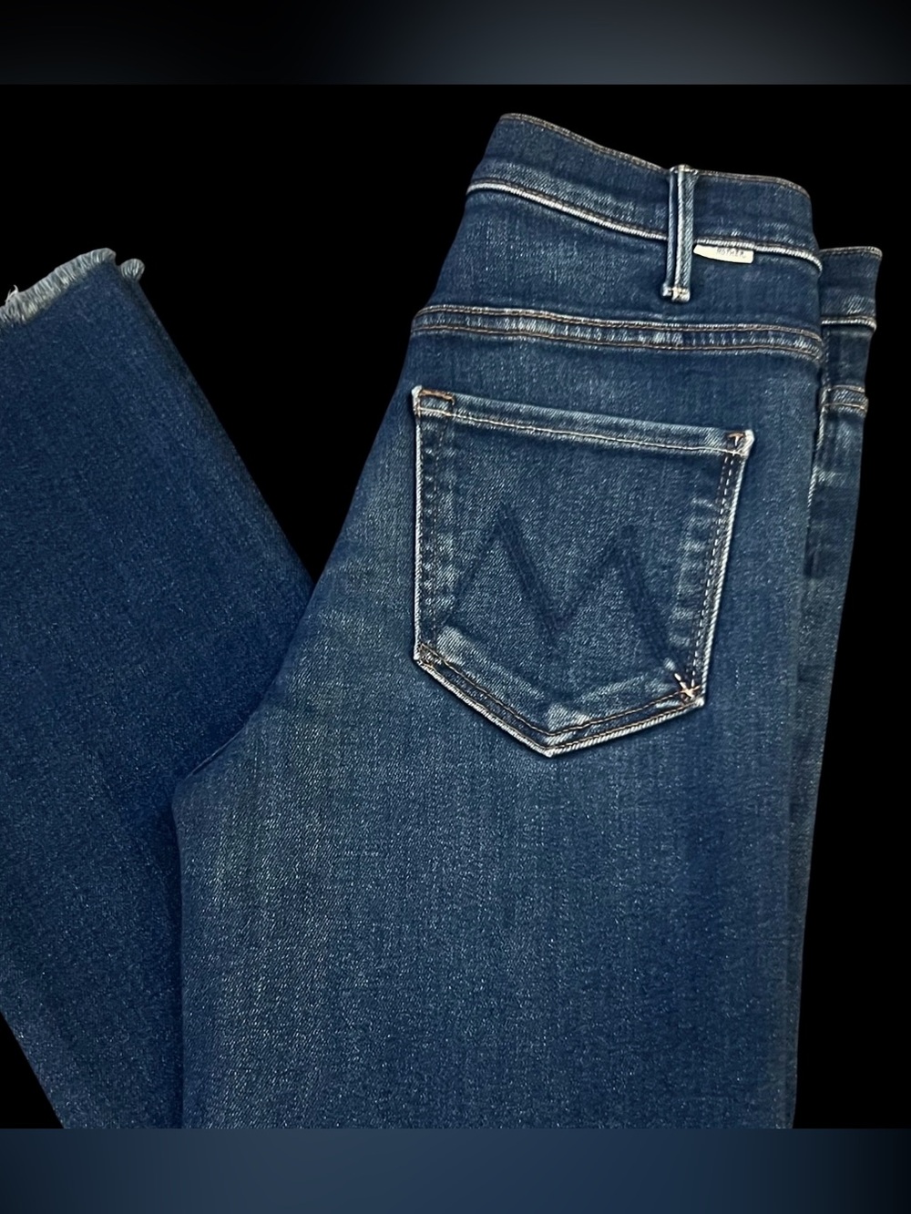 MOTHER Hustler Ankle Fray, Size 26 - Picture 3 of 16